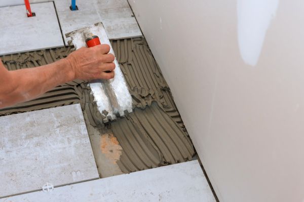 Bathroom Floor Renovation in Clifton Park