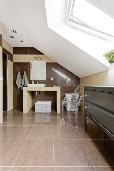 Attic Bathroom Installation in Clifton Park
